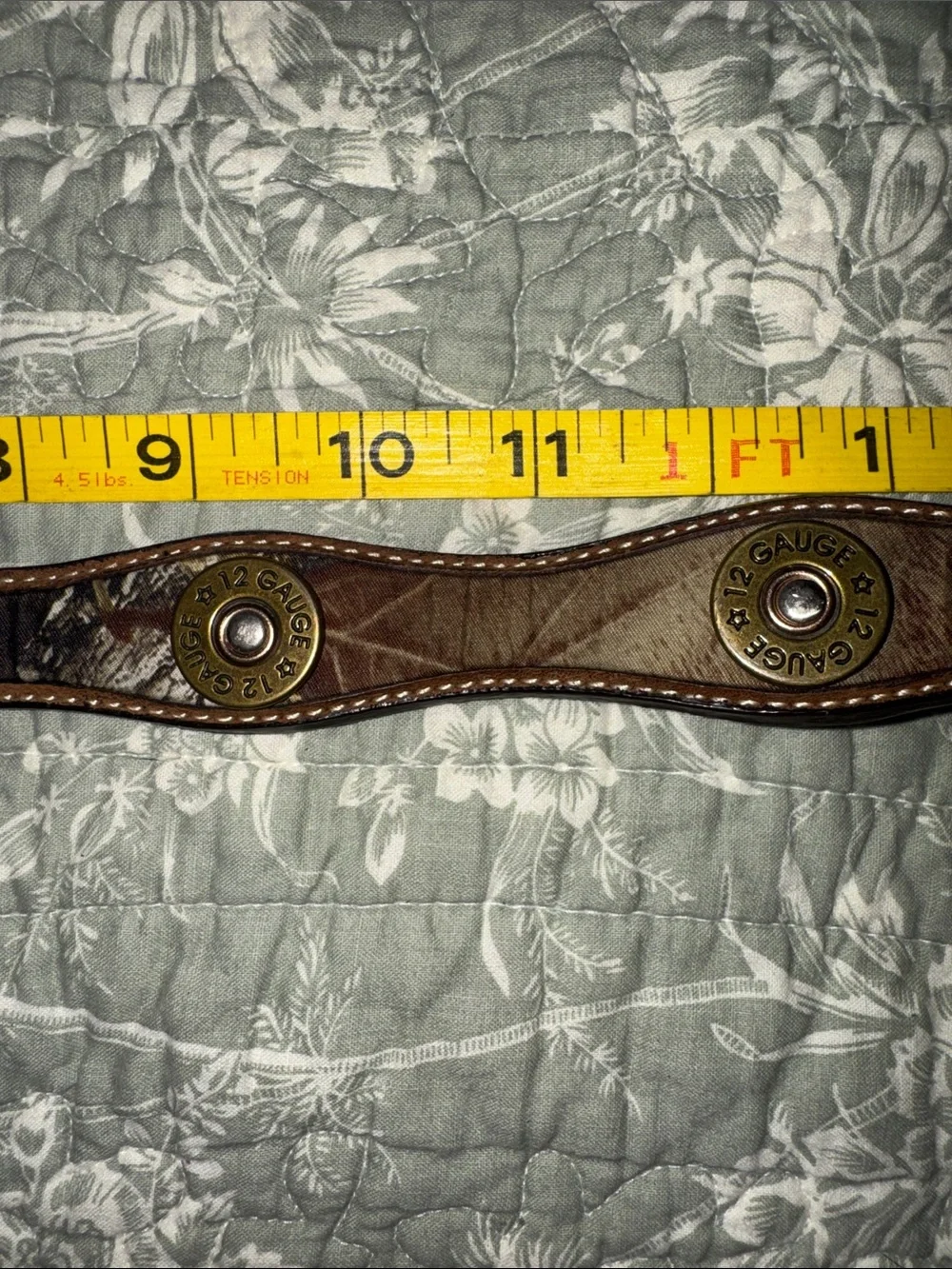 Nocona Brown and Realtree Kids Leather Belt